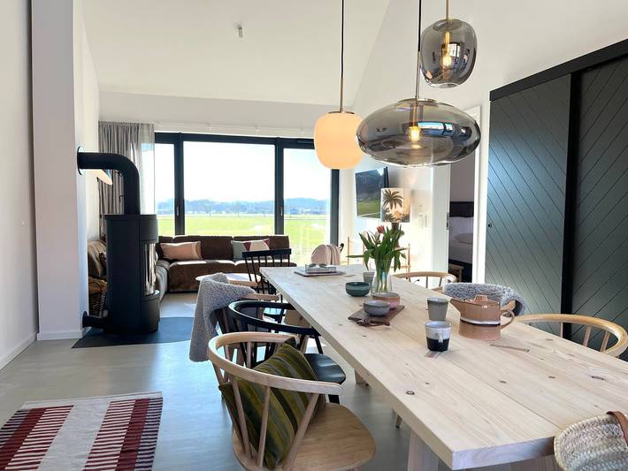 Ferienwohnung für 10 Personen, mit Sauna und Ausblick sowie Garten, mit Haustier in Hohwacht