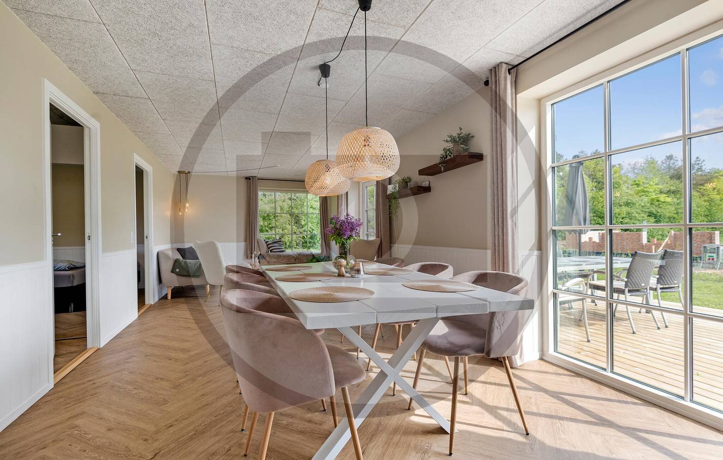 Ferienhaus für 7 Personen mit Terrasse in Hovborg, Vejen