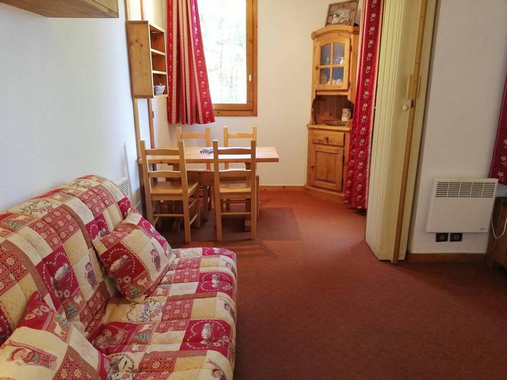 Ganzes Studio, Teilbares Studio 27m², Balkon, nahe Pisten und Liften in Valmorel, Les Avanchers-Valmorel