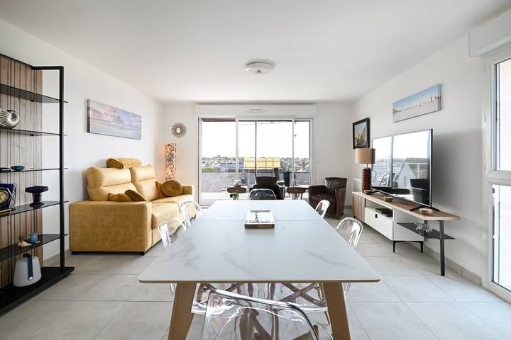 Appartement entier, Chez Nathalie - Appt avec terrasses proche plage in Donville-les-Bains, Côte de la Déroute