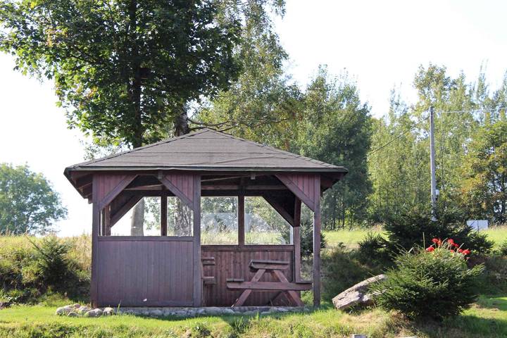 Hütte mit Blick auf das Isergebirge in Nová Ves nad Nisou, Region Liberec