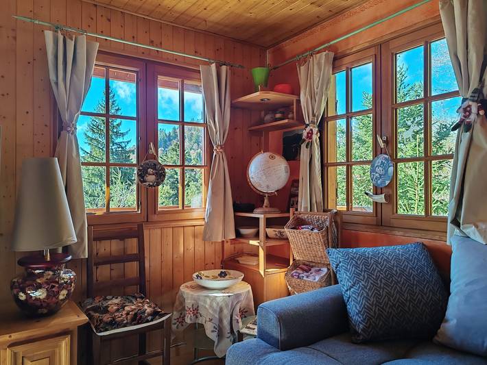 Chalet pour 5 personnes, avec Balcon et Jardin