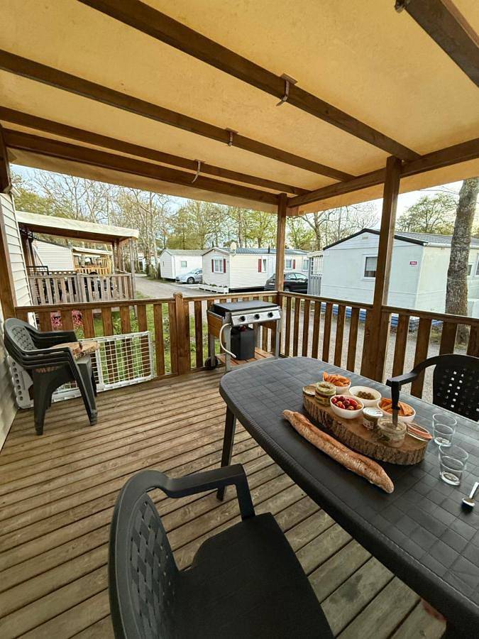 Camping para 4 personas, con terraza y piscina en Capbreton