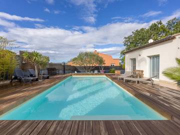 Maison de vacances pour 6 personnes, avec piscine et jardin dans l' Hérault