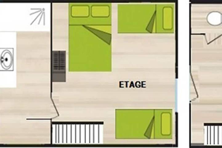 Gîte pour 4 personnes, avec jardin à Saint-Martin-sur-Oust