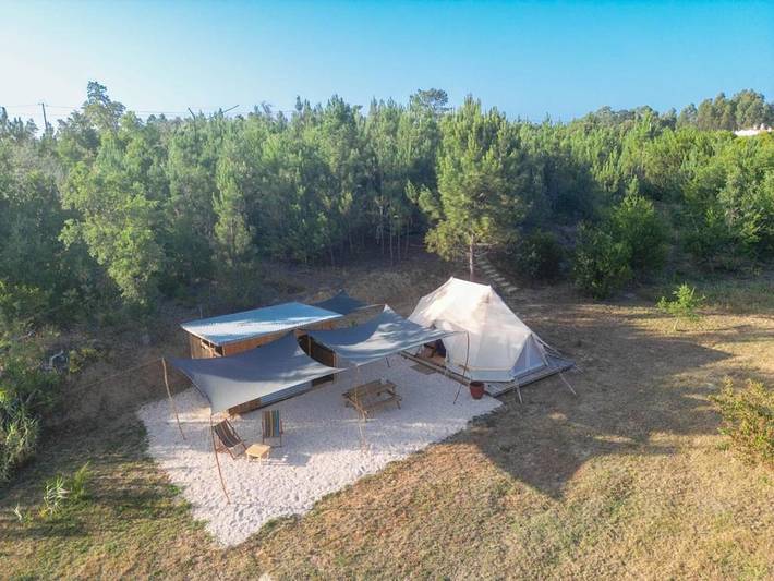 Camping für 2 Personen, mit Terrasse und Ausblick sowie Garten an der Algarve - 2