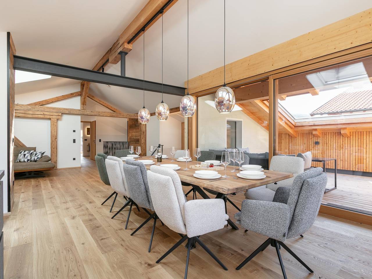 Ganze Wohnung, Luxus Penthouse mit Sauna - 500m zur Bergbahn in Hopfgarten im Brixental, Kaisergebirge