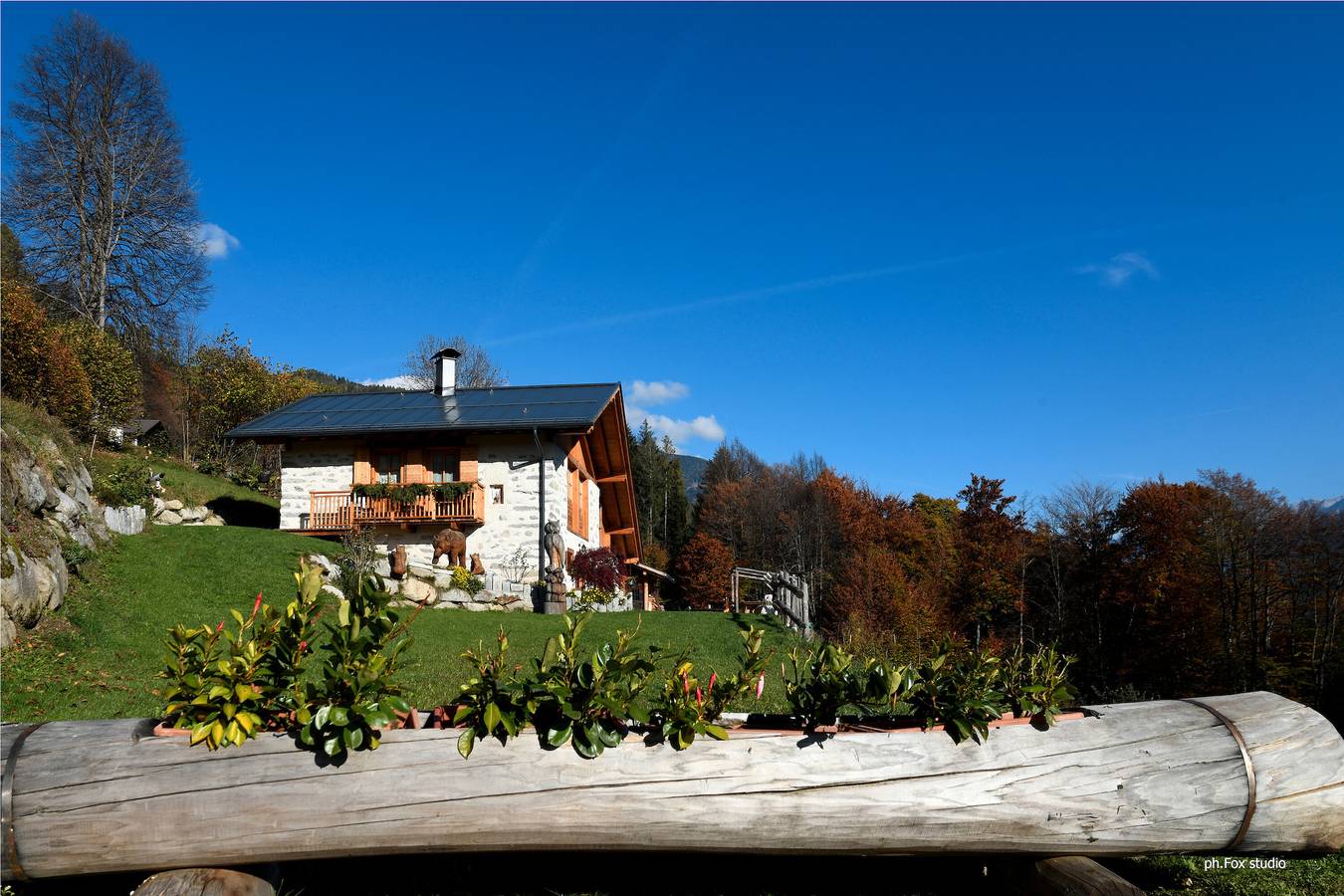 Chalet 'Maciana' mit Bergblick, Privatem Garten und Wi-Fi in Villa Rendena, Porte di Rendena