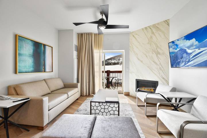 Apartamento de vacaciones para 4 personas, con piscina y balcón en Park City