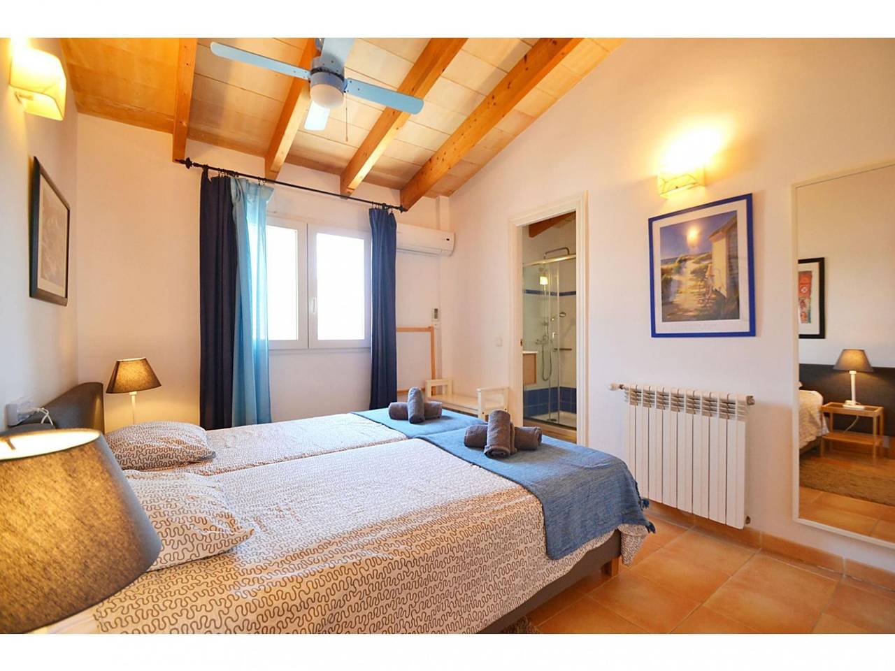 Ferienhaus für 6 Personen mit Balkon in Colònia de Sant Pere, Artà