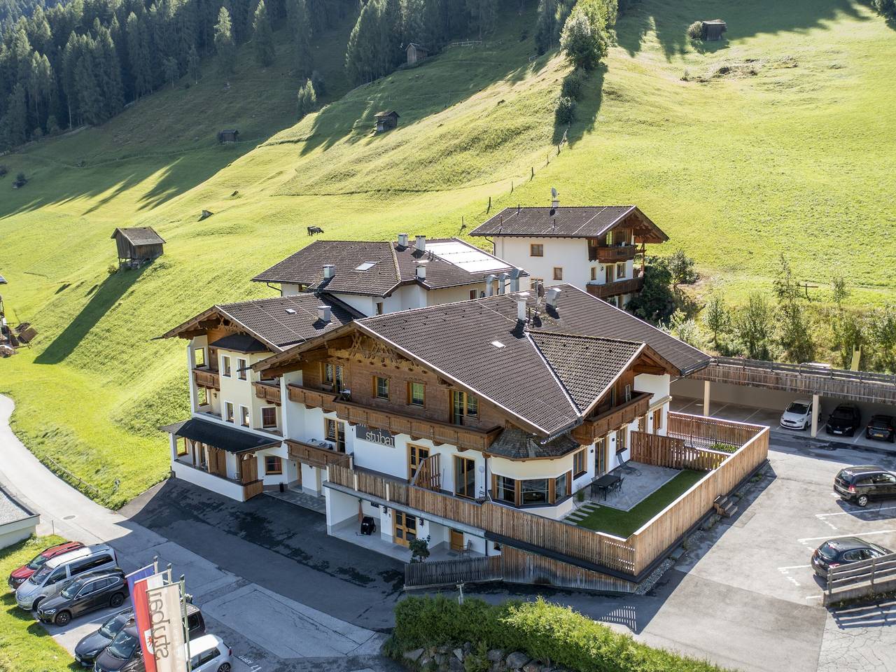Ganze Wohnung, Familienapartment in Neustift mit Sauna und Garten in Stubaier Alpen, Neustift im Stubaital