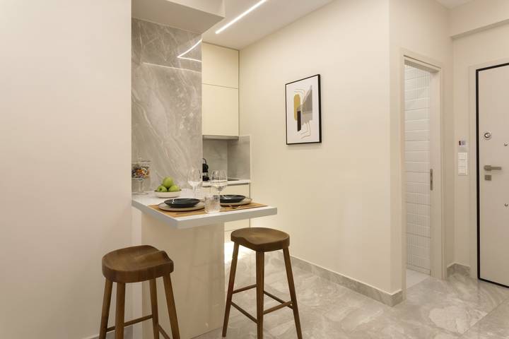 Studio entier, -18·Elegant minimal studio in Kerameikos in Section centrale d'Athènes, Athènes
