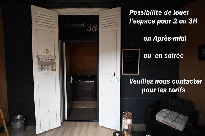 Hôtel pour 2 personnes, avec Jacuzzi ainsi que Terrasse et Sauna à Floirac