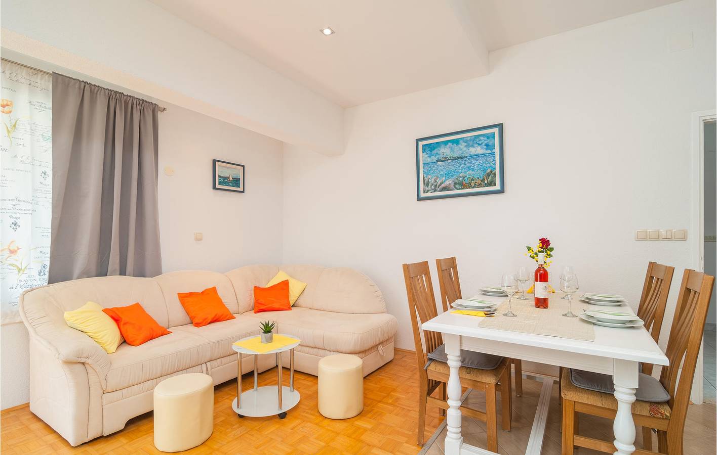 Ganze Ferienwohnung, Gemütliche 1-Zimmer-Wohnung mit Terrasse in der Nähe des Flusses Cetina und lokaler Sehenswürdigkeiten in Slime, Dalmatinisches Zagora