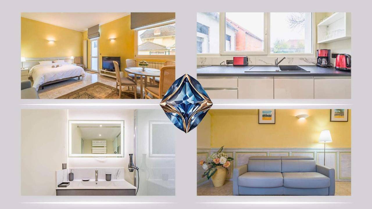 Appartement entier, Le Saphir - Confort - Proche Mag Outlet Troyes - Parking gratuit in Pont-Sainte-Marie, Aube