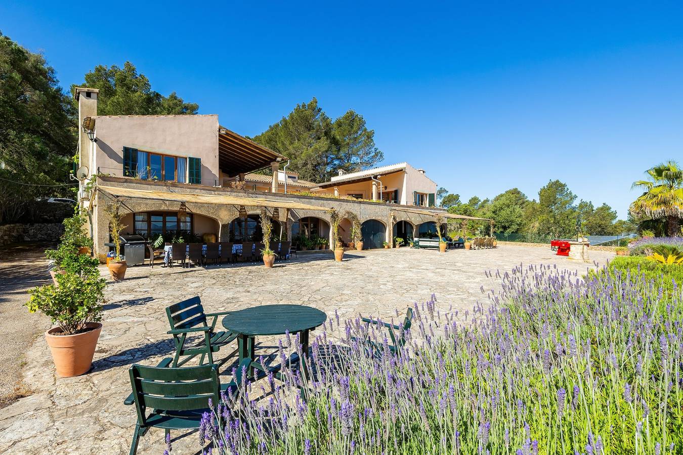Casa de campo 'Es Puig De Ses Coves' com vista para a montanha, Wi-Fi e ar condicionado in Santa Eugènia (Baleares), Maiorca Centro