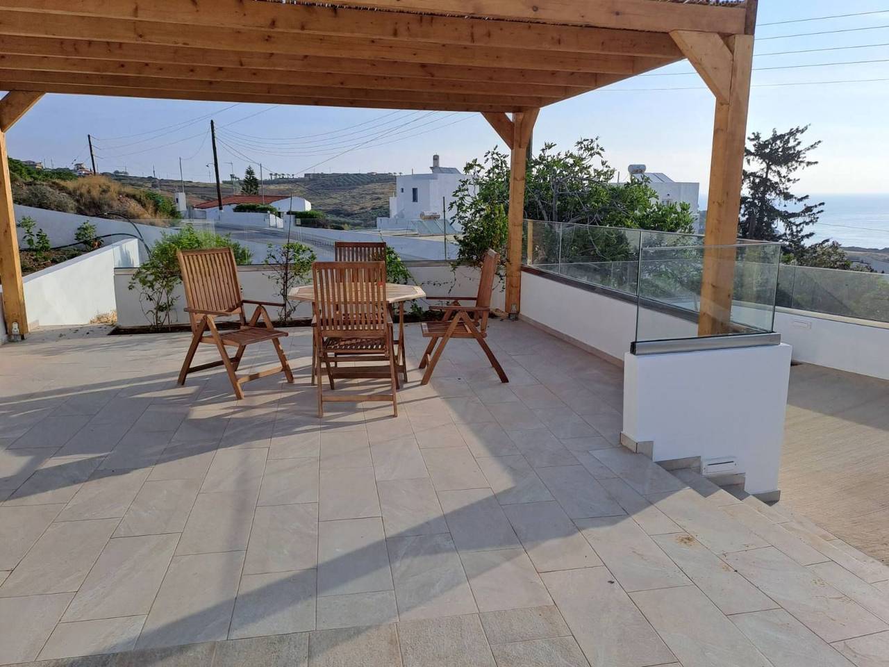 Villa Elena mit privatem beheiztem Schwimmbad in Agia Pelagia, Achlada