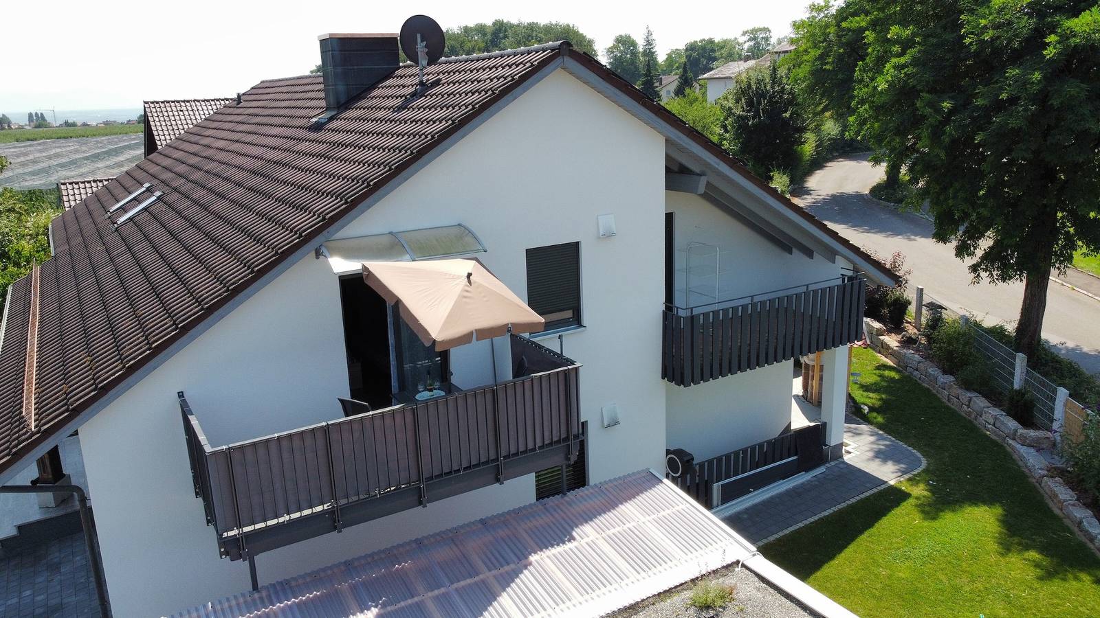Ganze Wohnung, Ferienwohnung 'Bodenseesonne' mit Balkon und Wi-Fi in Kippenhausen, Immenstaad am Bodensee
