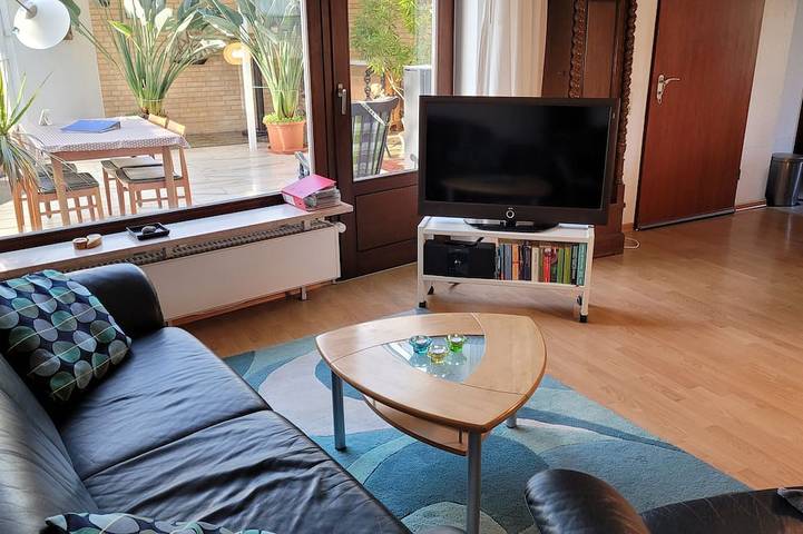 Ganze Wohnung, Fewo Am Binnenwasser, Apartment mit Schlafnische, Küche und großem Wintergarten in Neustadt in Holstein, Ostholstein