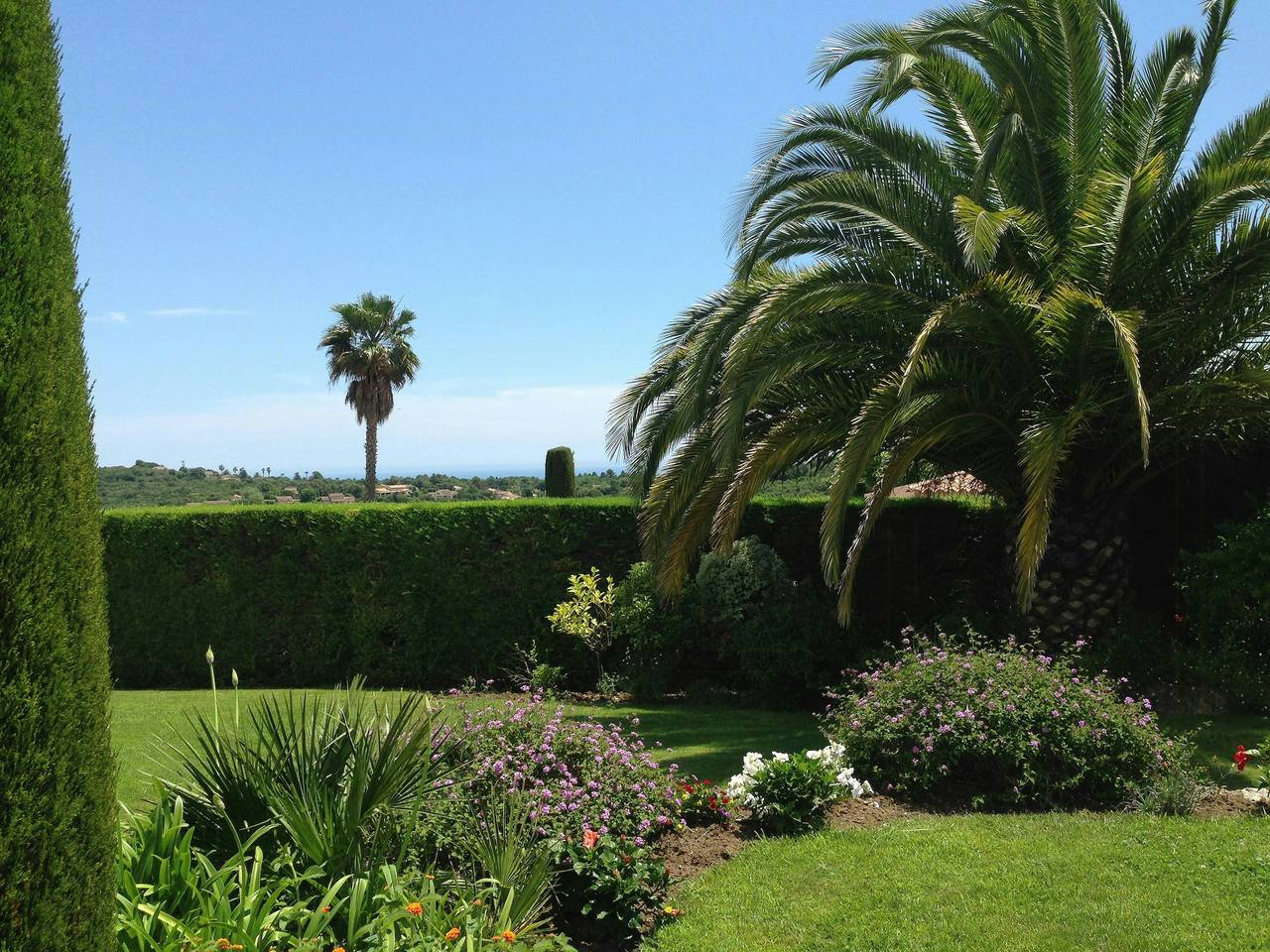 Villa con vistas al mar y piscina cerca de Valbonne in Villeneuve-Loubet, Region de Cannes