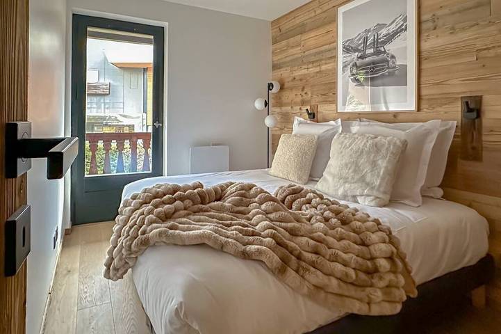 Gîte pour 4 personnes, avec balcon et jardin, animaux acceptés dans Palais Des Sports Et Des Congres Megeve - 2