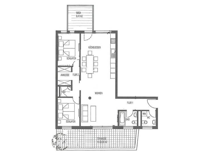Ferienhaus für 6 Personen, mit Terrasse in Hegau - 4