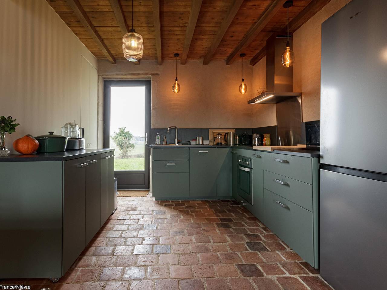 Casa ecológica, chimenea, admite mascotas, Morvan in Préporché, Parque natural de Morvan