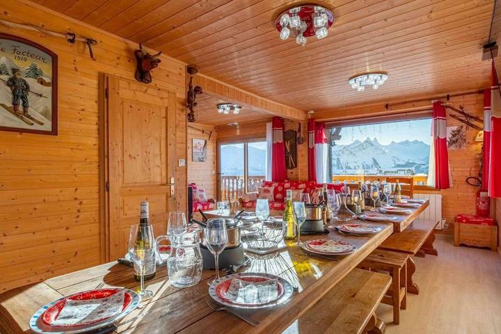 Chalet pour 15 personnes, avec terrasse à Fontcouverte-la-Toussuire - 3