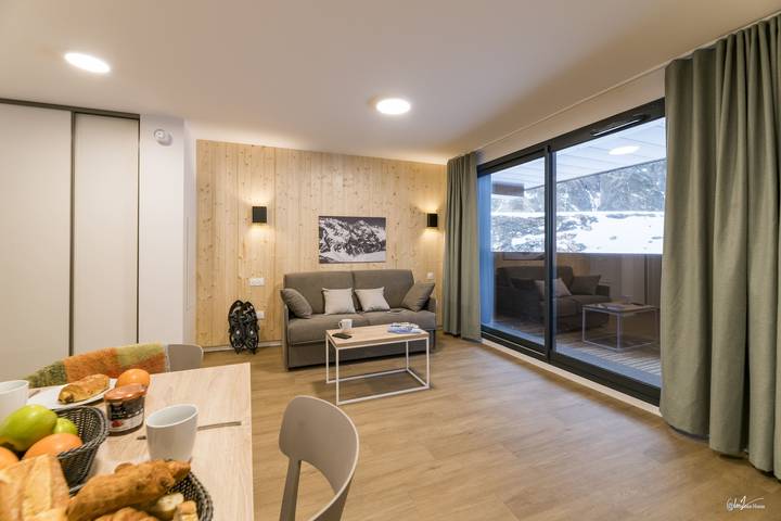 Apartamento para 10 personas, con sauna además de piscina y balcón en Piau-Engaly