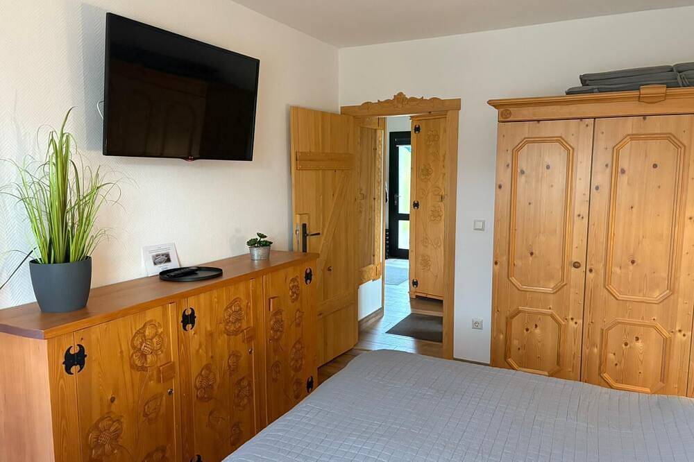 Komfortables Eckferienhaus, liebevoll ausgestattet im Feriendorf Hochbergle in Lechbruck am See, Bayerisch Schwaben
