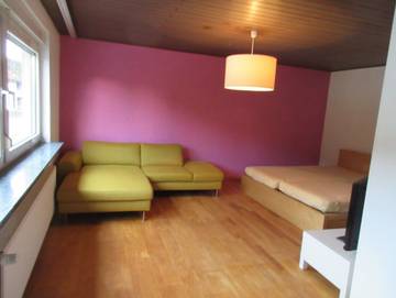 Hütte für 3 Personen, mit Balkon und Ausblick im Odenwald