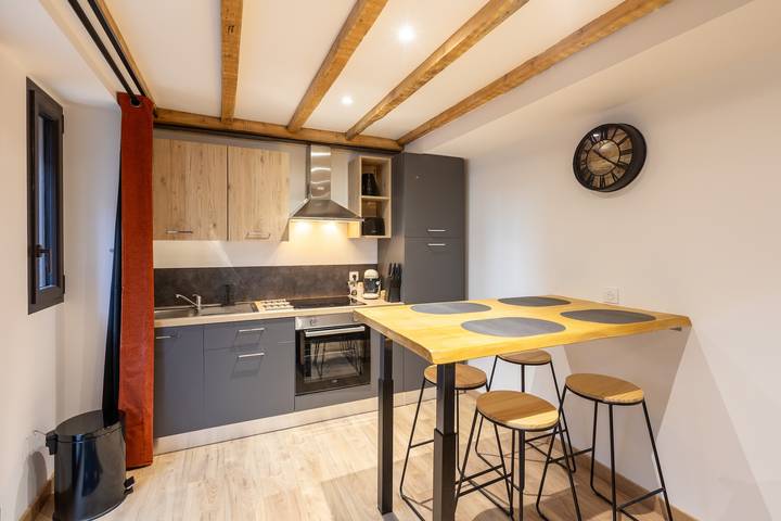 Ganze Wohnung, Ferienwohnung für 4 Personen mit Terrasse in Formiguères, Parc naturel régional des Pyrénées catalanes