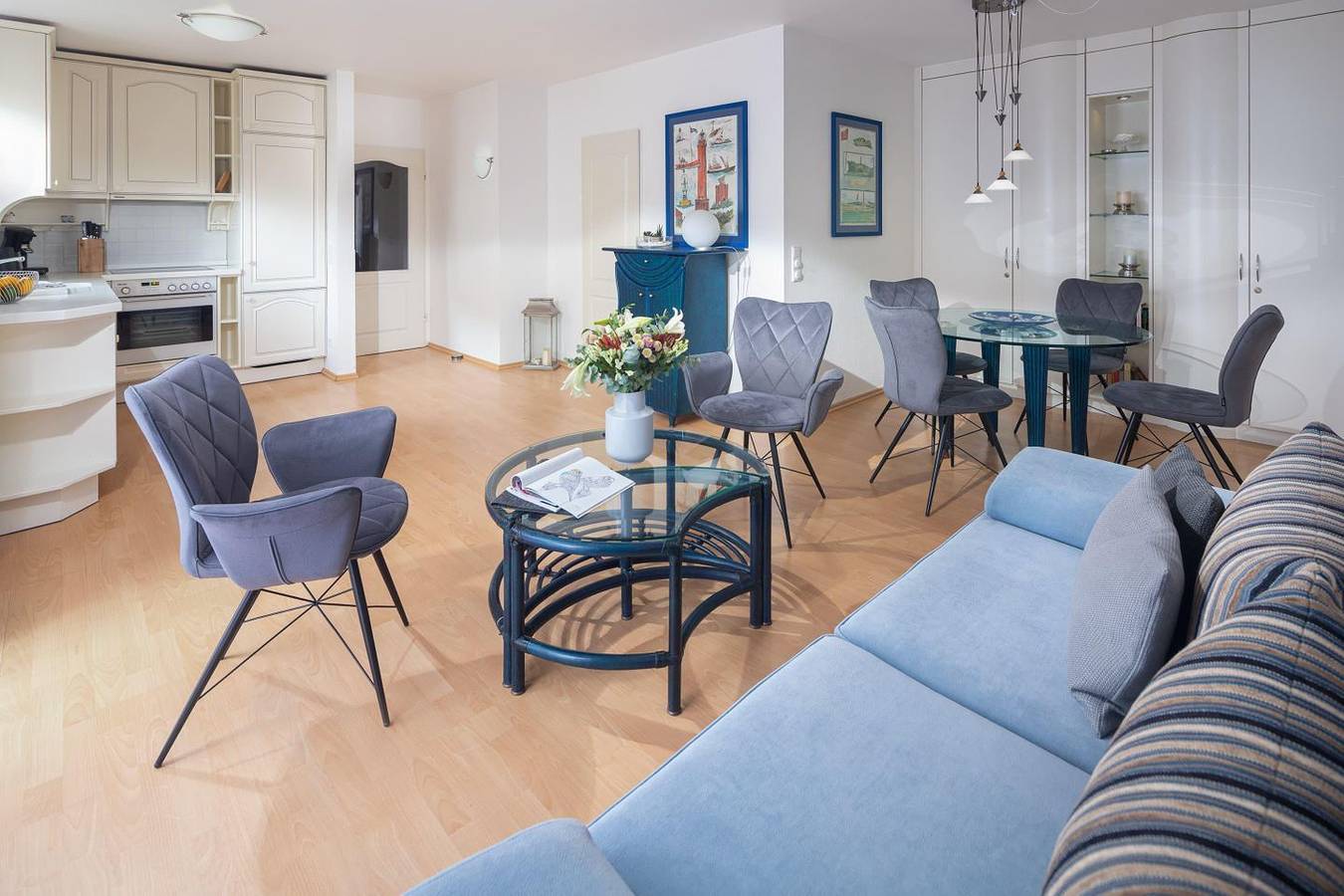 Ganze Wohnung, Zentrale, ruhige Ferienwohnung mit Terrasse – nur 1 Min. zum Weststrand in Norderney Weststrand, Norderney
