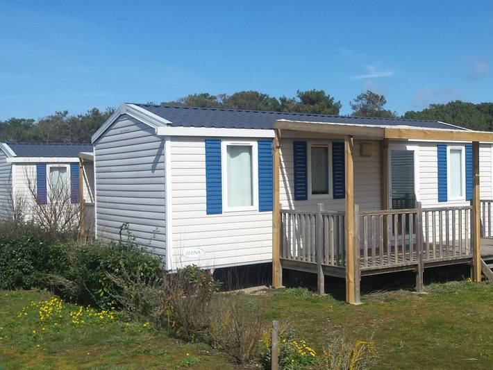 Camping Soleil D'or - Mobilheim 6 personen - Mobilheim Grand Confort Mercredi 3 Zimmer in Vendays-Montalivet, Lesparre-Médoc und Umgebung