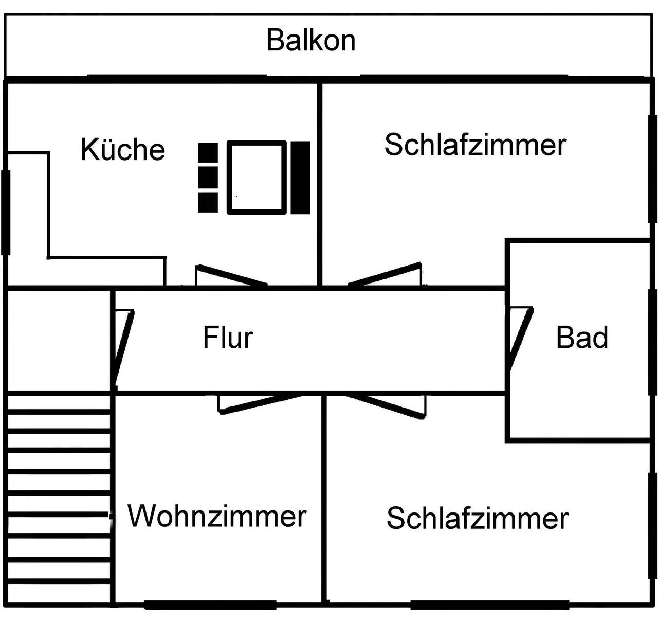 Ganze Wohnung, Apartment Bonndorf - Sehr hell Wohnung mit einem Balkon, Wlan geteilten Gartensitz in Bonndorf im Schwarzwald, Südschwarzwald