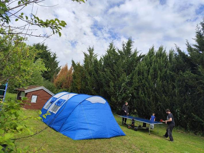 Camping pour 7 personnes, avec Vue