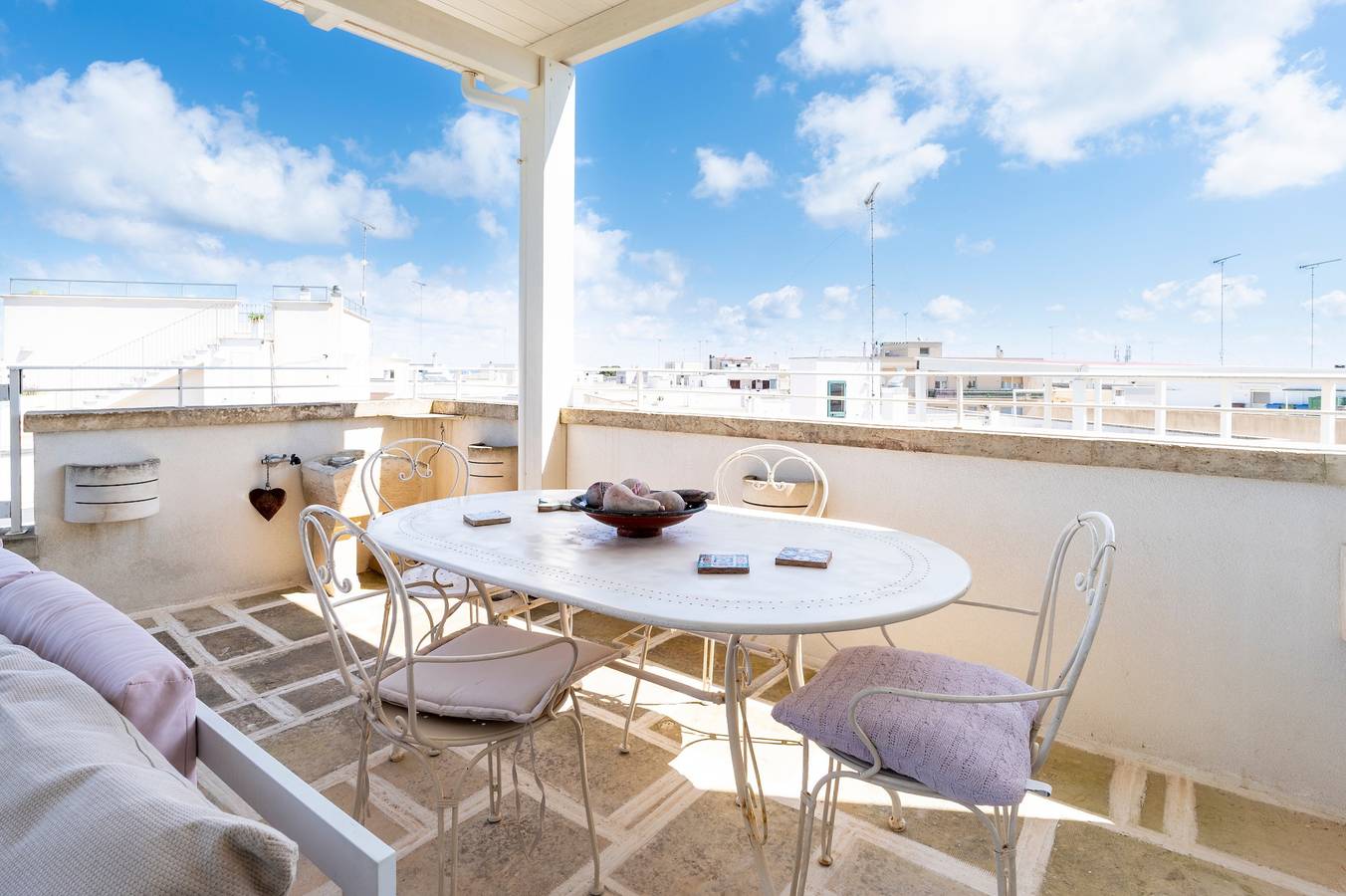Ferienhaus 'Le Terrazze Otranto Attico - 5' mit Gemeinschaftsterrasse, Wi-Fi und Klimaanlage in Otranto, Otranto und Umgebung