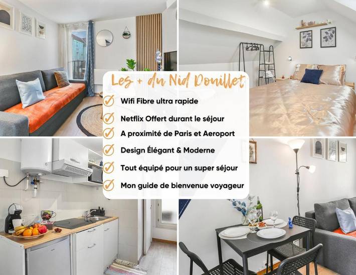 Gîte pour 4 personnes, avec vue à Groslay - 2