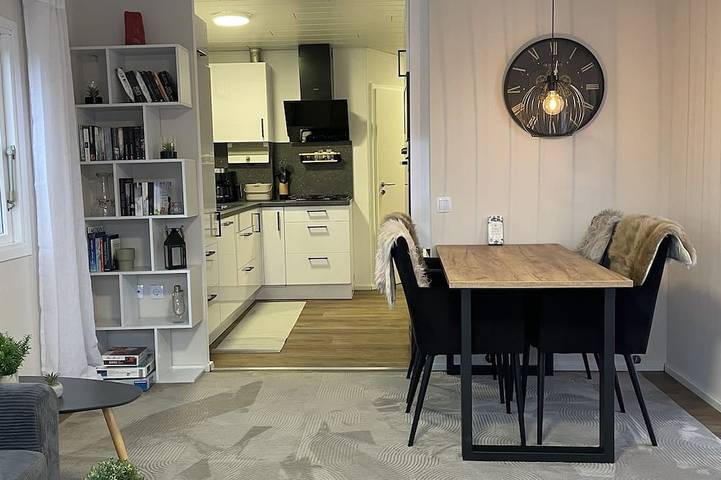 Ferienhaus für 3 Personen, mit Garten und Balkon, mit Haustier