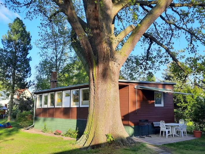 Ferienhaus für 4 Personen, mit Terrasse und Garten sowie Ausblick