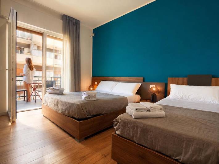 BnB für 2 Personen, mit Balkon in Bari