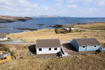 Ferienhaus für 4 Personen, mit Garten und Balkon auf den Shetland Inseln