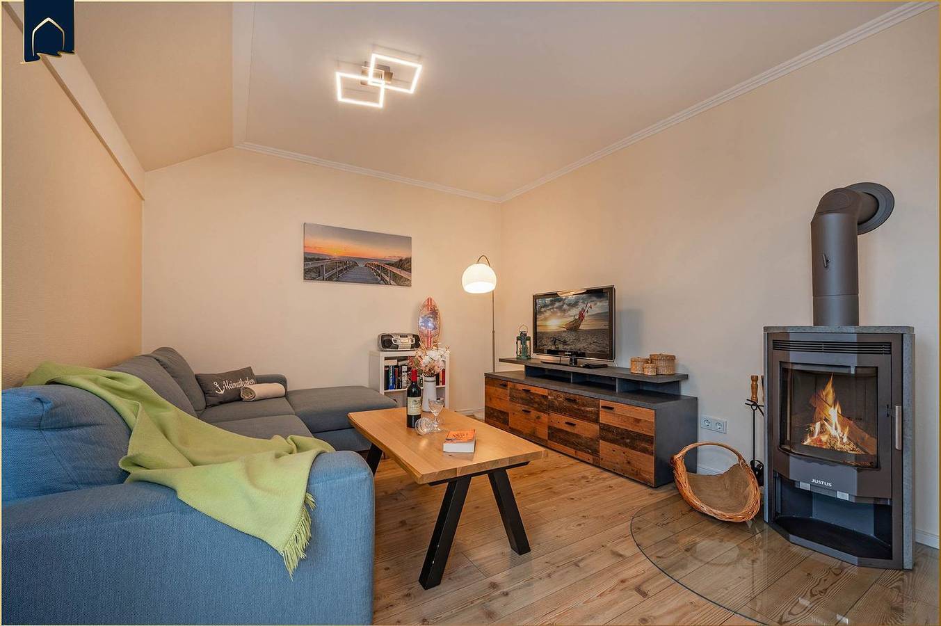 Ganze Wohnung, Gemütliche Ferienwohnung mit Balkon, nah am See und Strand in Ückeritz, Bernsteinbäder