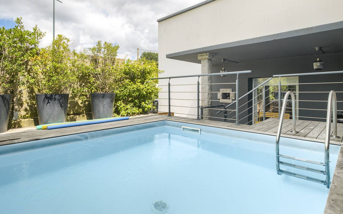 Casa de vacaciones 'An Alré - Piscine - Spa - Ciné' con piscina privada, terraza privada y Wi-Fi in Brech, Côte des Mégalithes