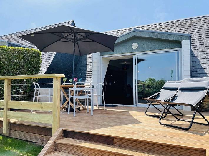 Gîte pour 2 personnes, avec Terrasse et Jardin dans Golf de Saint-Samson