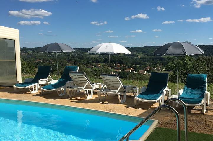 Maison de vacances pour 10 personnes, avec jardin, animaux acceptés à Coux-et-Bigaroque