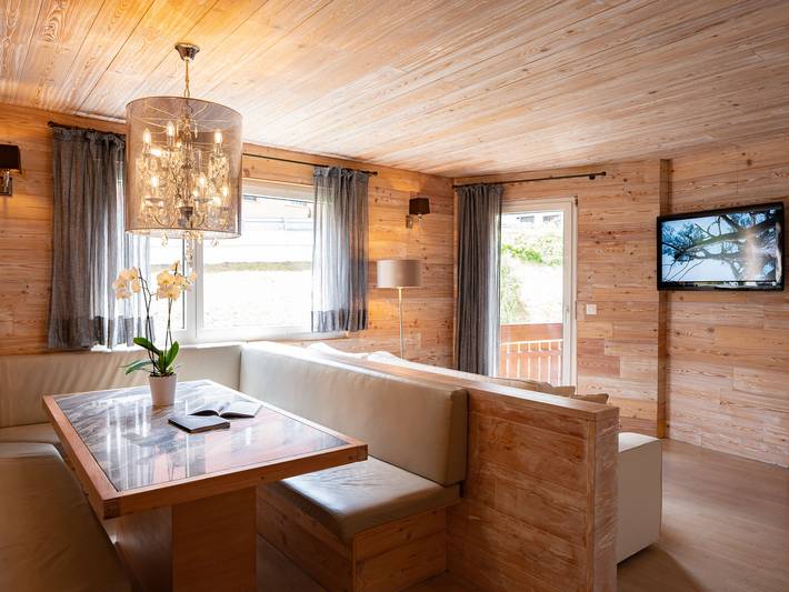 Ferienwohnung für 3 Personen, mit Balkon und Garten in St. Moritz