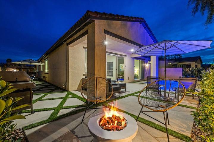 Vacation rental for 8 people, with hot tub and yard as well as pool in Indio (CA)