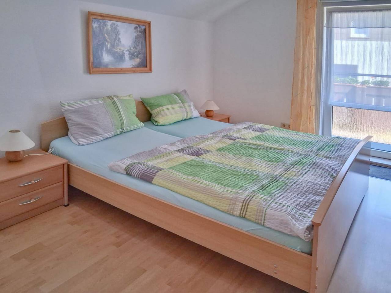 Ferienhaus am Rennsteig mit Blick ins Grüne in Emsetal, Waltershausen