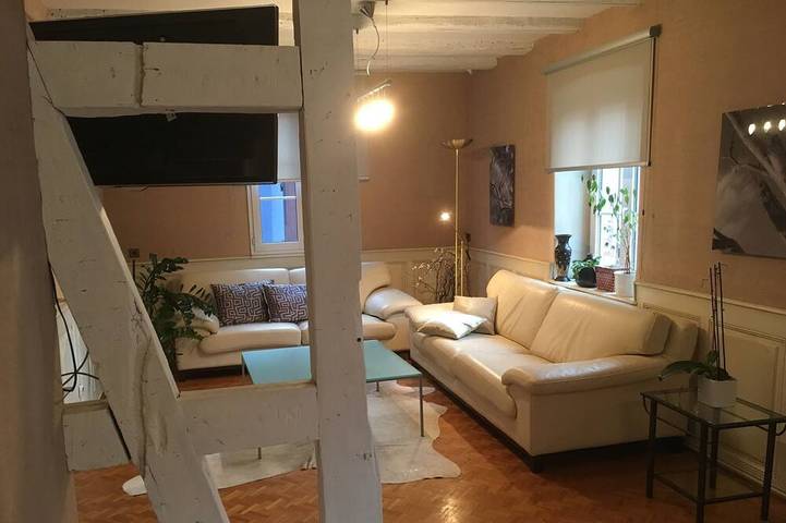 Gîte pour 6 personnes, avec terrasse dans Mittelschaeffolsheim